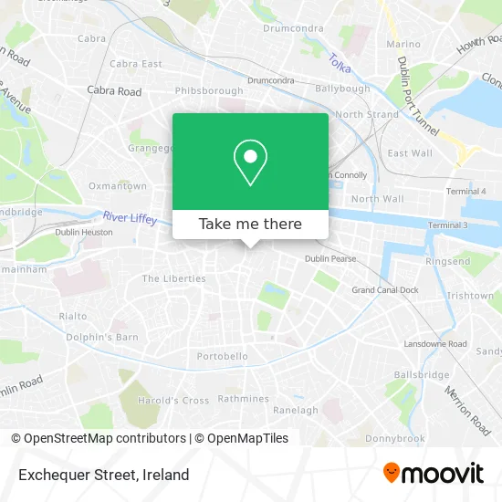 Exchequer Street map
