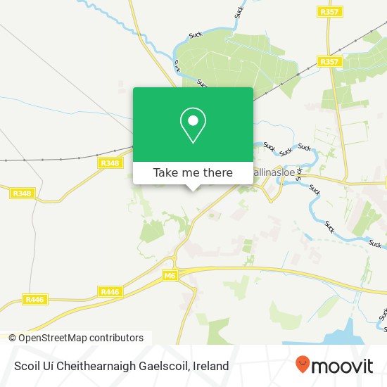 Scoil Uí Cheithearnaigh Gaelscoil map