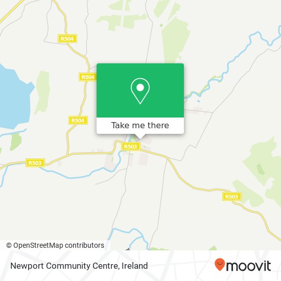 Newport Community Centre map