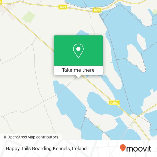 Happy Tails Boarding Kennels map