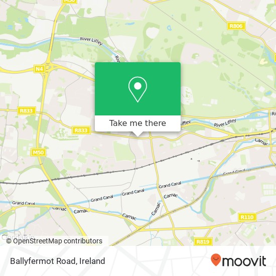 Ballyfermot Road map