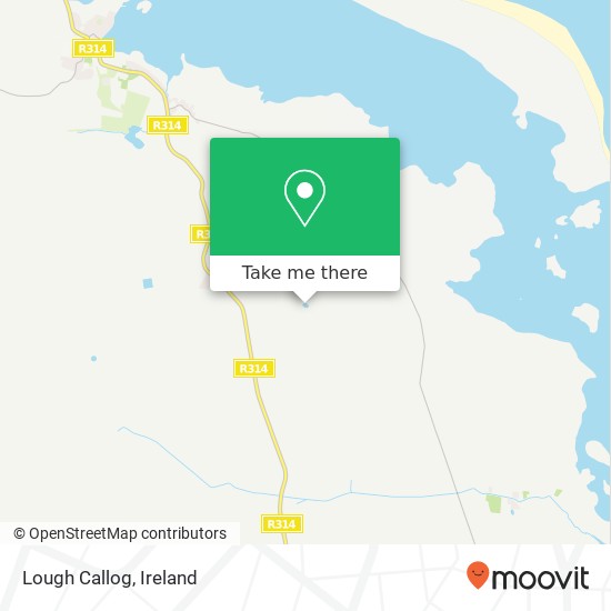 Lough Callog map