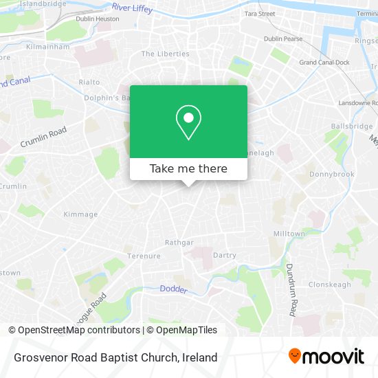 Grosvenor Road Baptist Church map