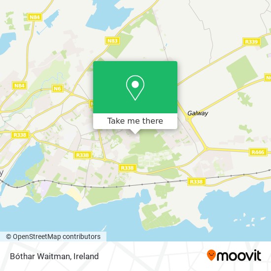 Bóthar Waitman map