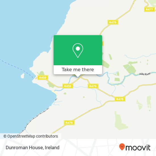 Dunroman House map