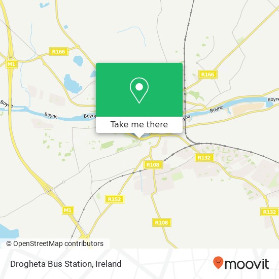 Drogheta Bus Station map