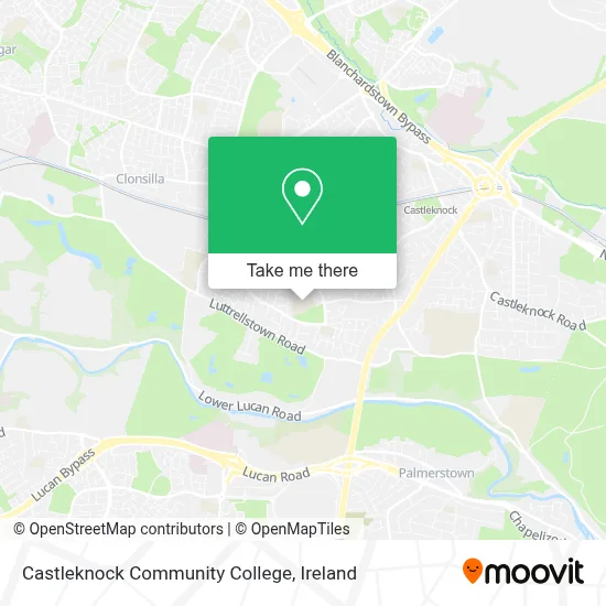 Castleknock Community College map