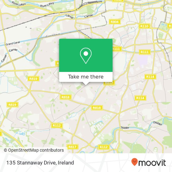 135 Stannaway Drive map