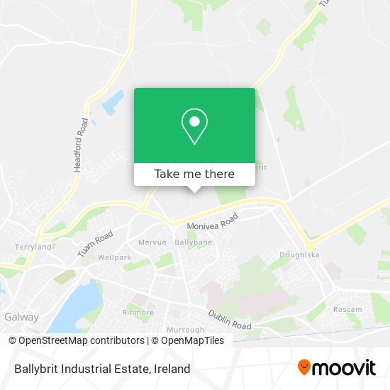 Ballybrit Industrial Estate map