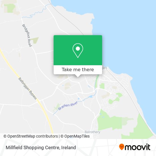 Millfield Shopping Centre map