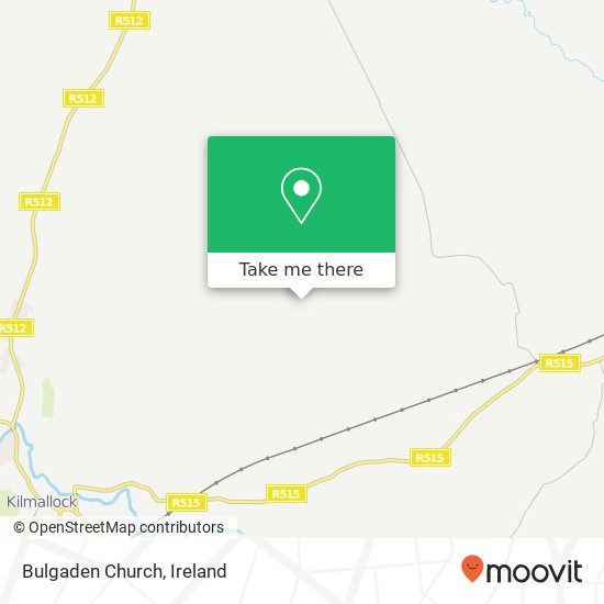 Bulgaden Church map