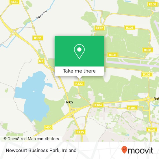 Newcourt Business Park map