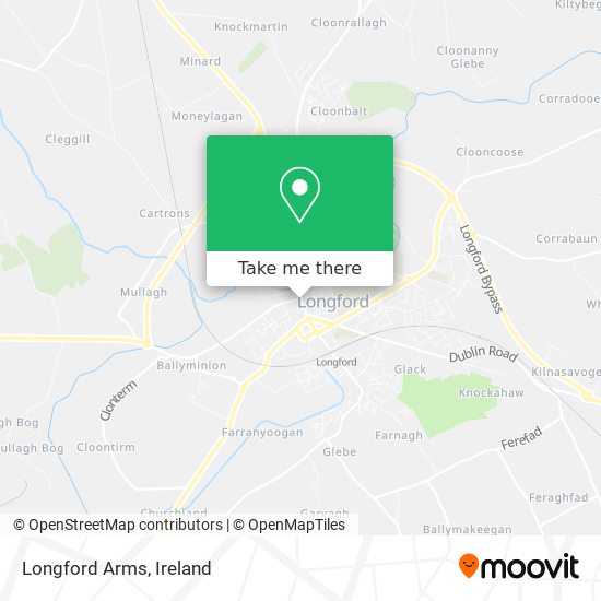 Longford Arms map