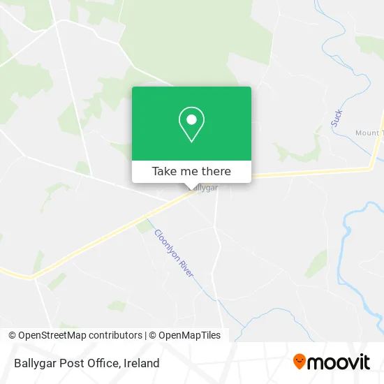 Ballygar Post Office map