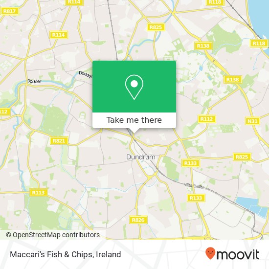 Maccari's Fish & Chips map
