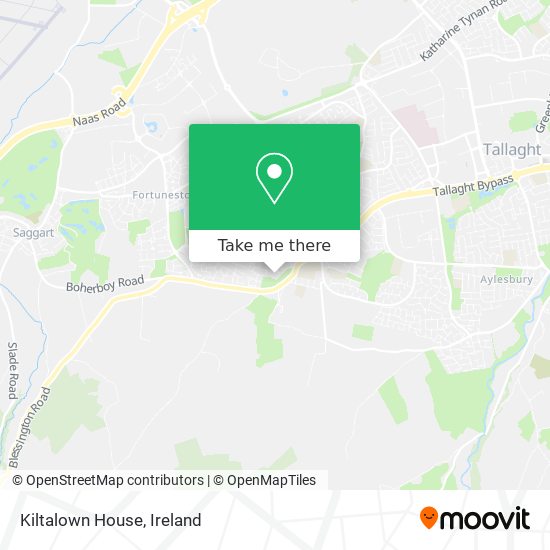 Kiltalown House map