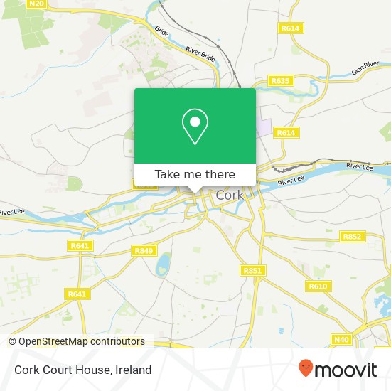 Cork Court House map