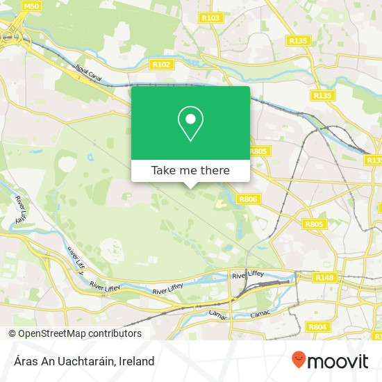 Áras An Uachtaráin map