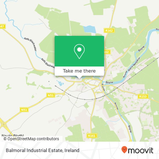 Balmoral Industrial Estate map