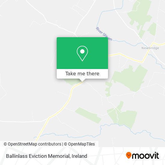 Ballinlass Eviction Memorial map