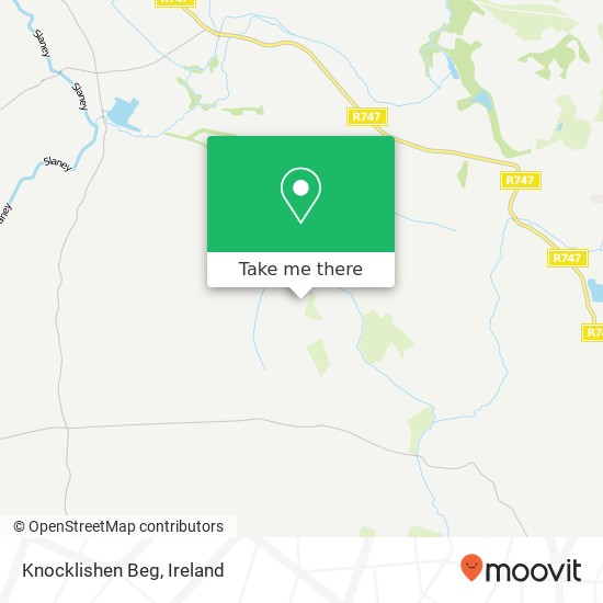 Knocklishen Beg map