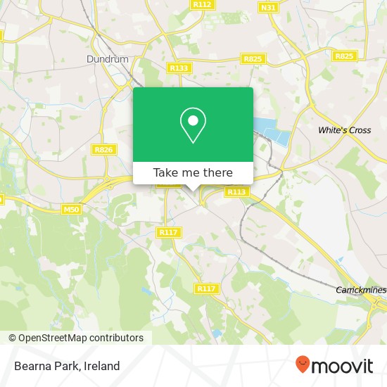 Bearna Park map