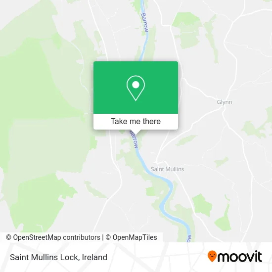 Saint Mullins Lock map
