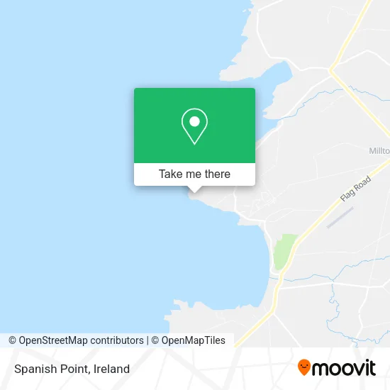 Spanish Point map
