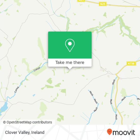 Clover Valley map