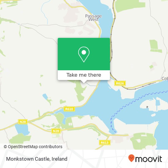 Monkstown Castle map