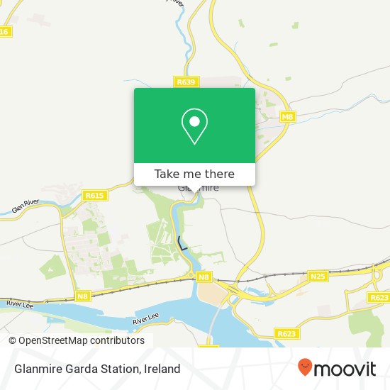 Glanmire Garda Station map