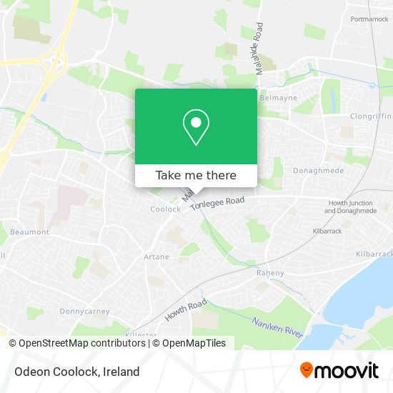 Odeon Coolock map