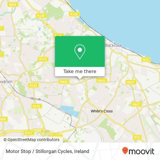 Motor Stop / Stillorgan Cycles map