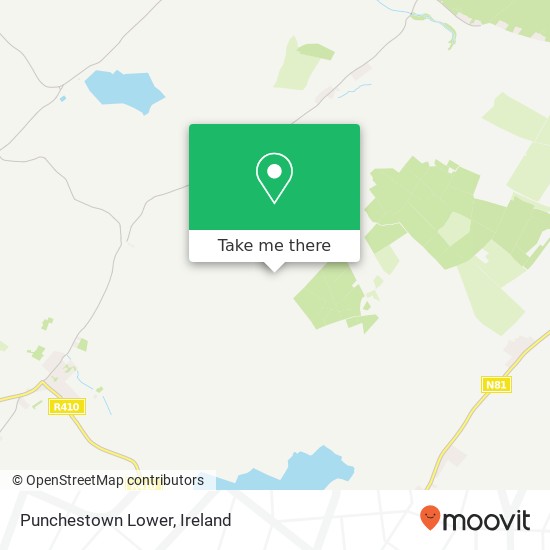Punchestown Lower map