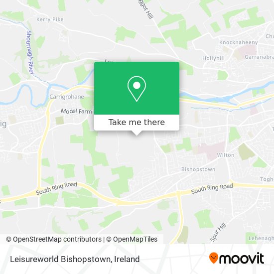 Leisureworld Bishopstown map