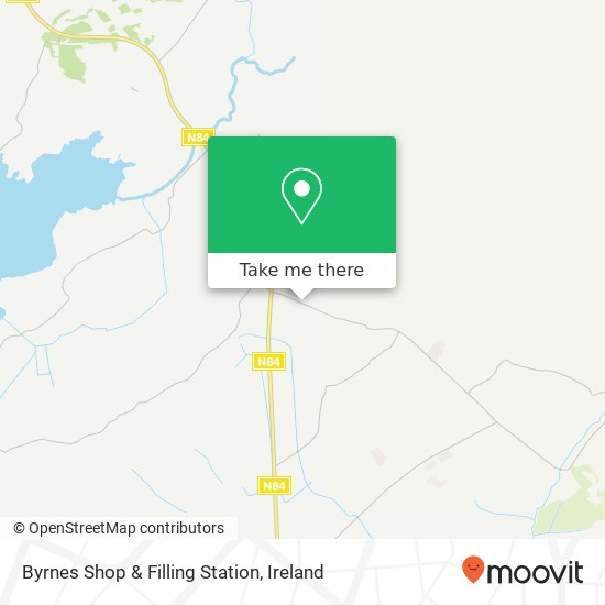 Byrnes Shop & Filling Station map