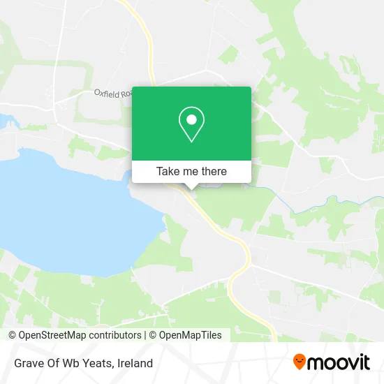 Grave Of Wb Yeats map