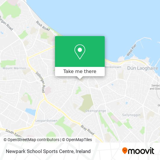 Newpark School Sports Centre map