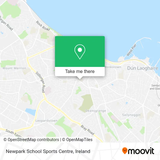 Newpark School Sports Centre map