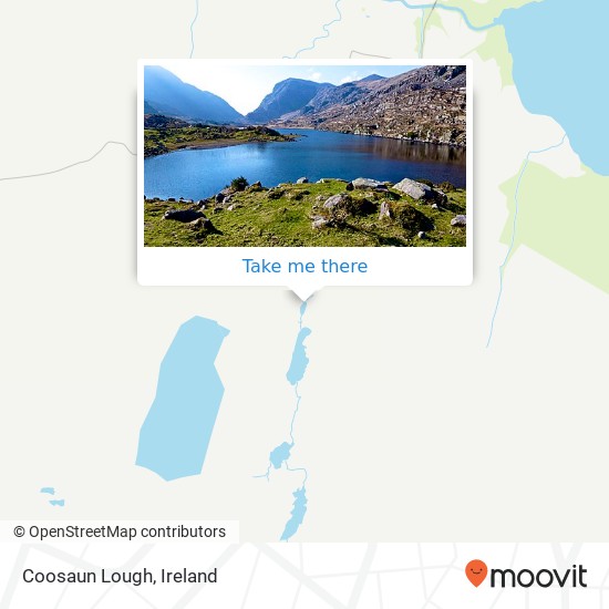 Coosaun Lough map