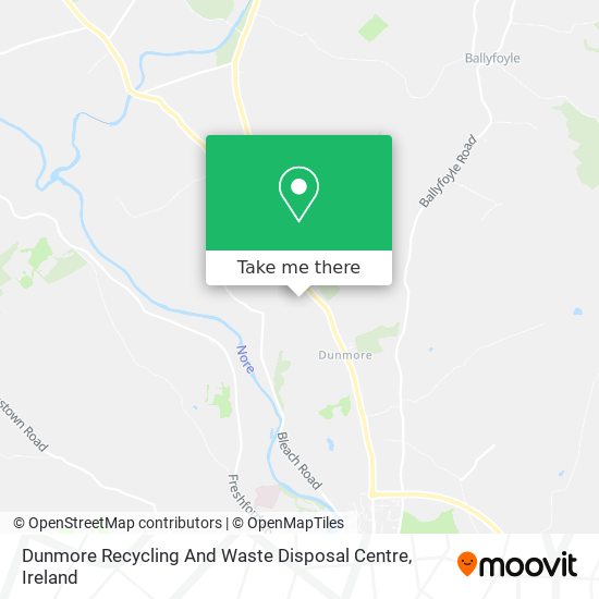 Dunmore Recycling And Waste Disposal Centre plan