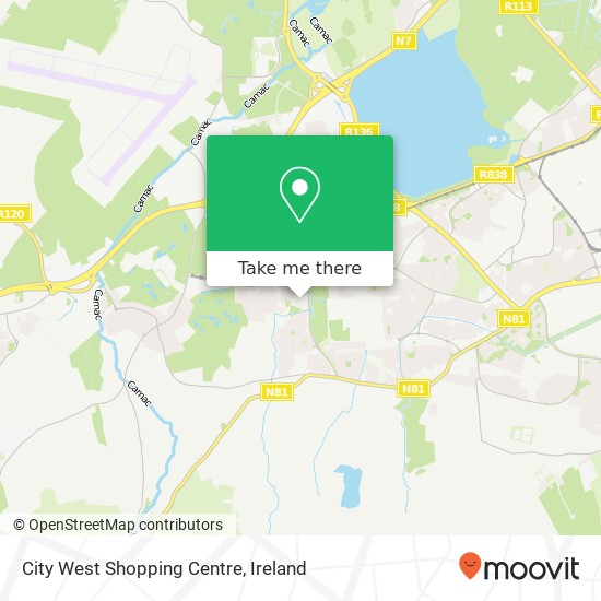 City West Shopping Centre map