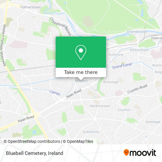 Bluebell Cemetery map