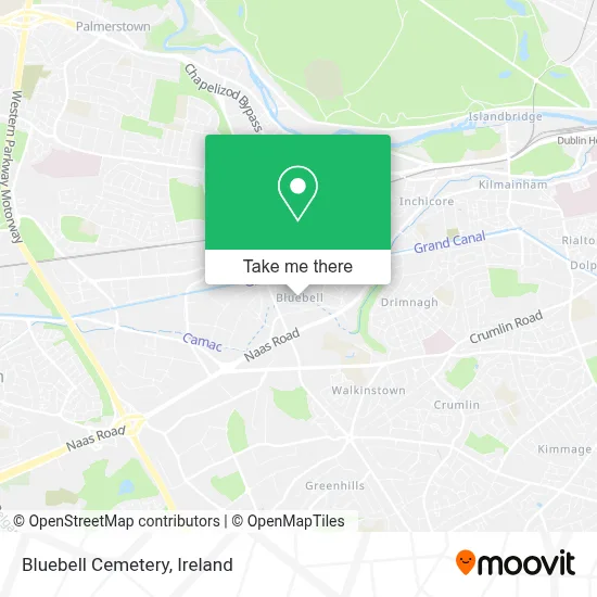 Bluebell Cemetery map