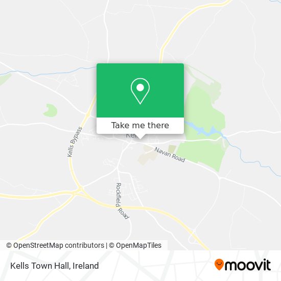Kells Town Hall map