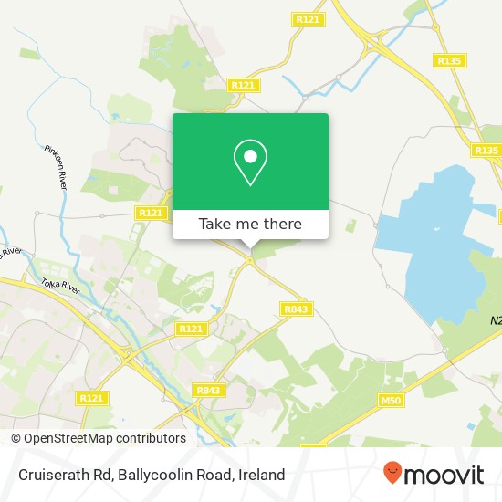 Cruiserath Rd, Ballycoolin Road map