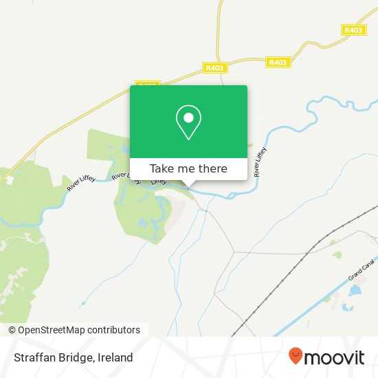 Straffan Bridge map