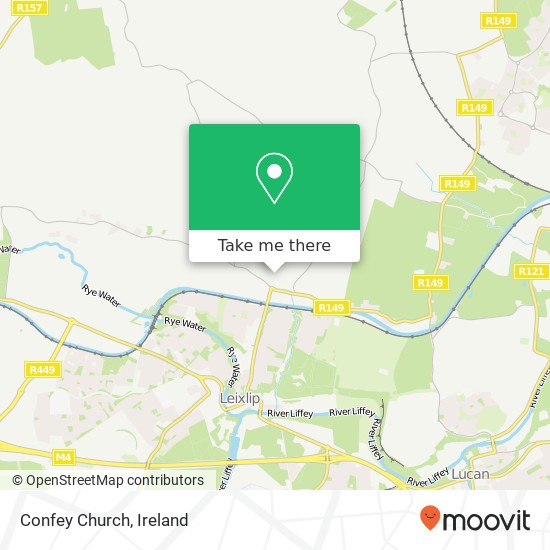 Confey Church map
