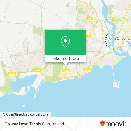 Galway Lawn Tennis Club map