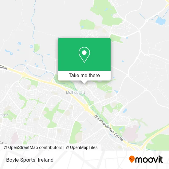 Boyle Sports map